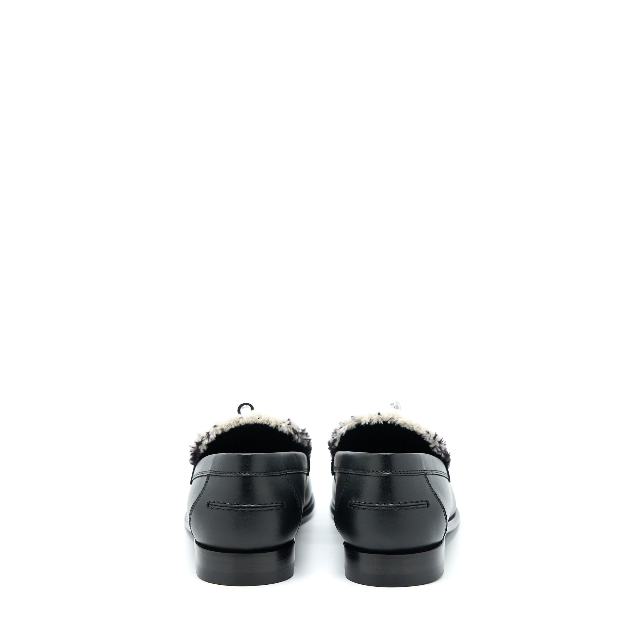 HERMES DESTIN MOCCASINS TOILE DE COTTON NOIR/PRUNOIR SHW