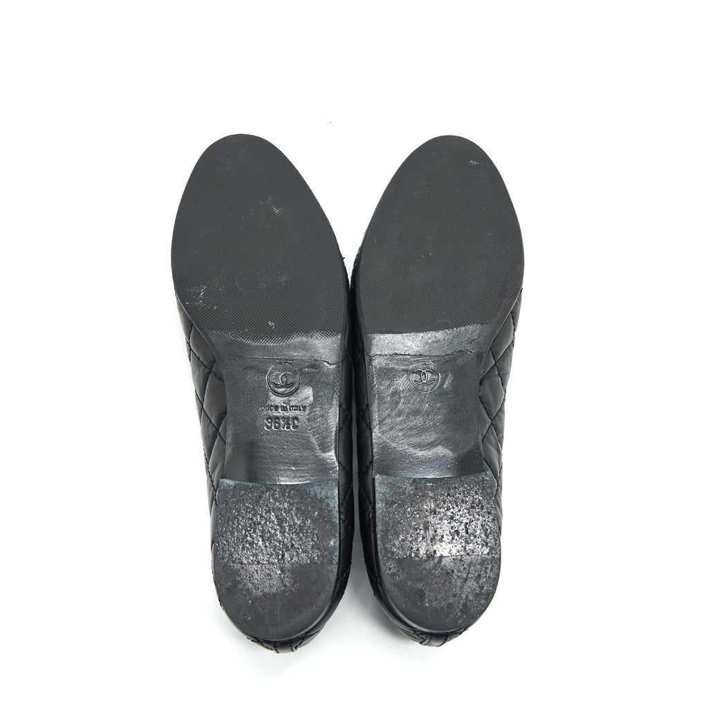 CHANEL CLASSIC QUILTED FLAT SHOES