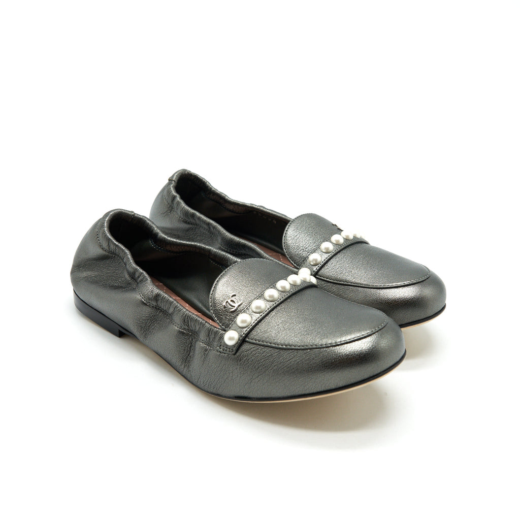CHANEL LAMBSKIN BALLET FLAT SHOES