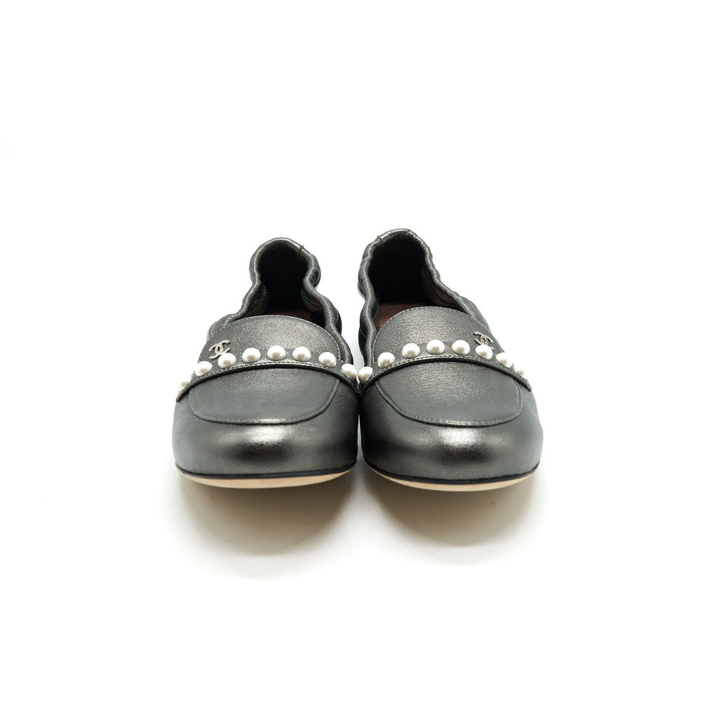 CHANEL LAMBSKIN BALLET FLAT SHOES