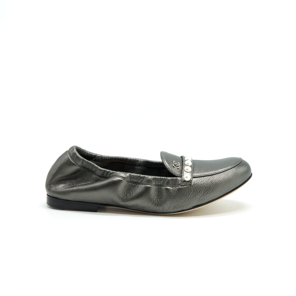CHANEL LAMBSKIN BALLET FLAT SHOES