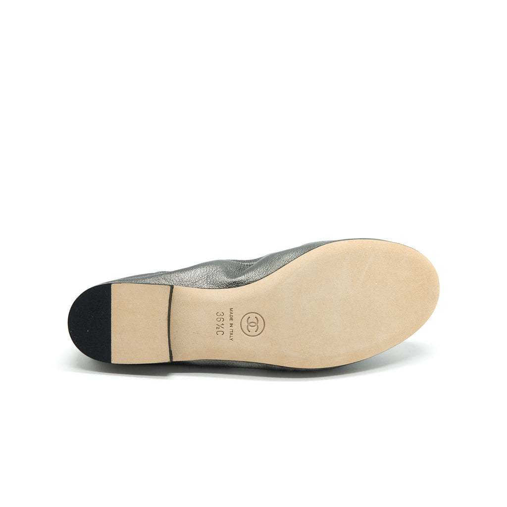 CHANEL LAMBSKIN BALLET FLAT SHOES