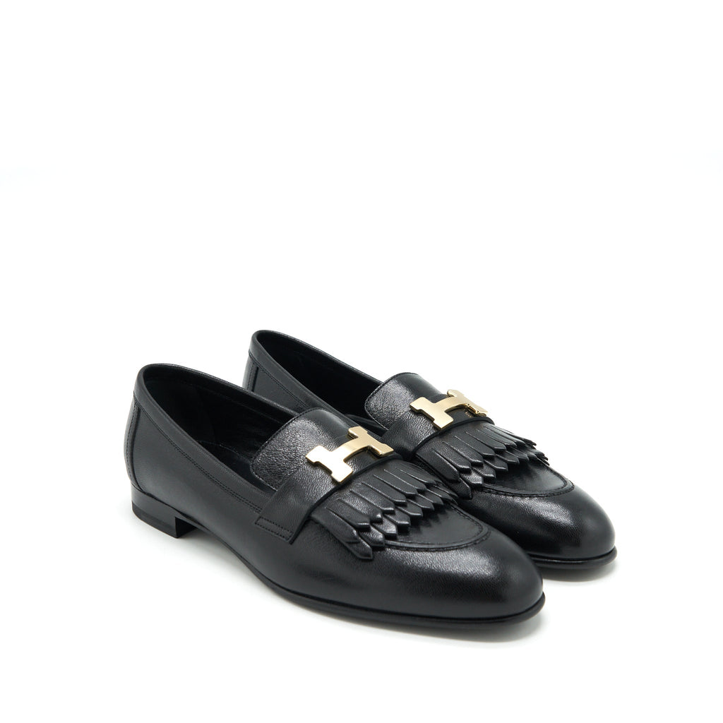 HERMES ROYAL LOAFER BLACK GHW