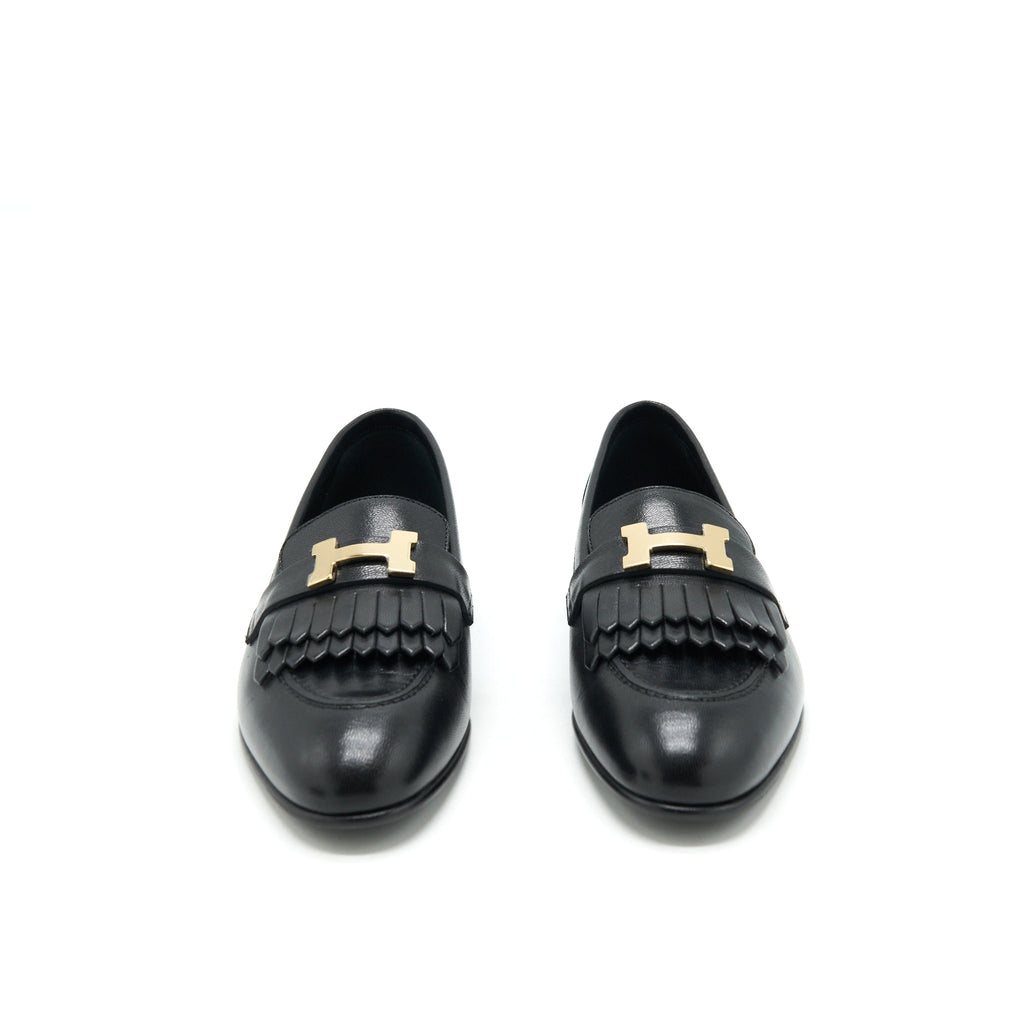 HERMES ROYAL LOAFER BLACK GHW