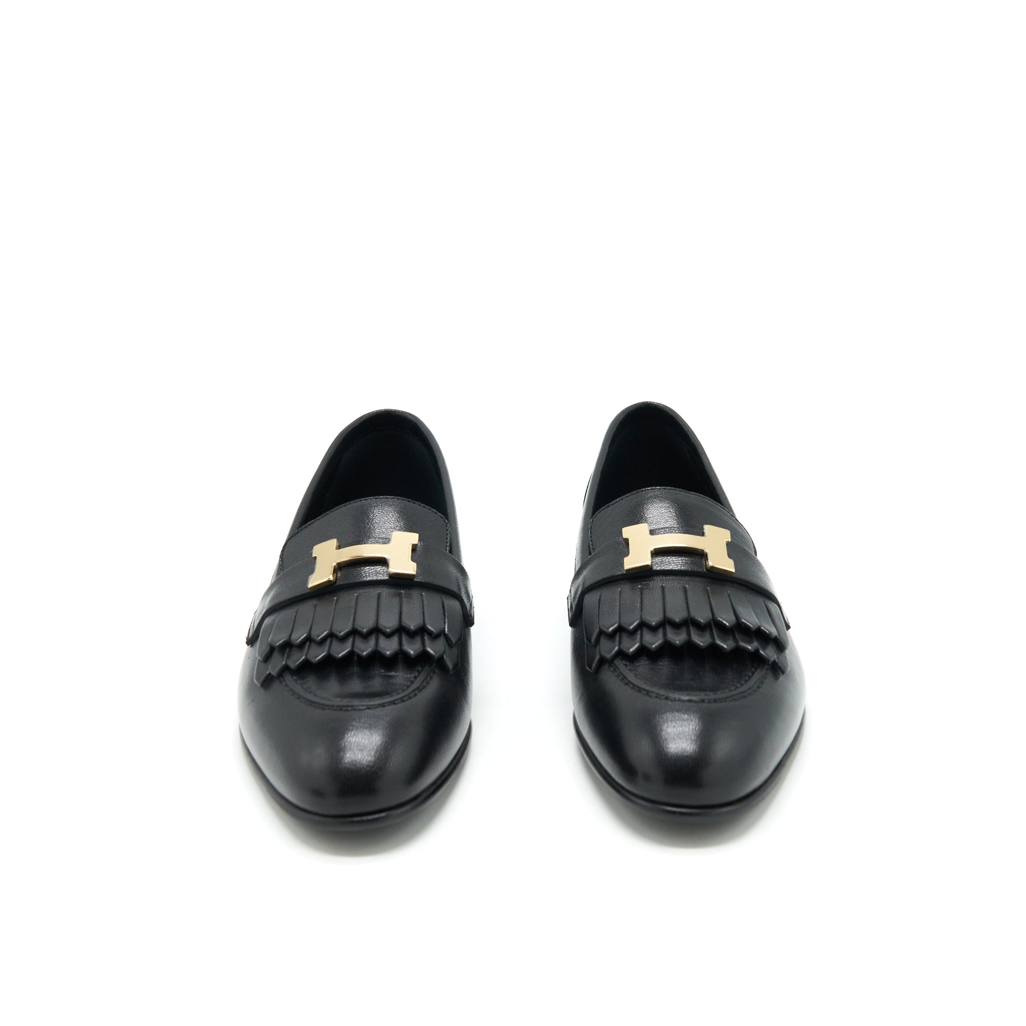 HERMES ROYAL LOAFER BLACK GHW