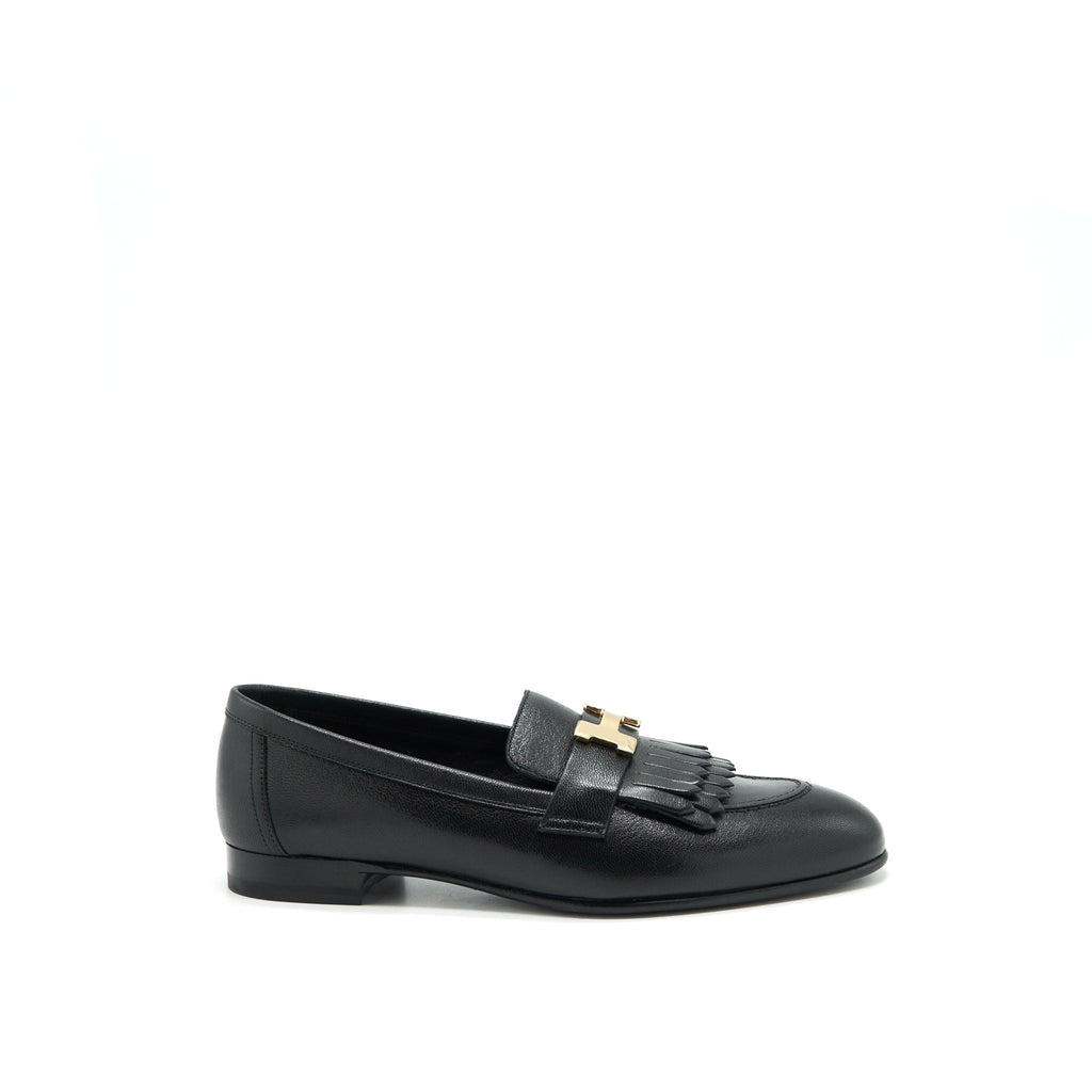 HERMES ROYAL LOAFER BLACK GHW