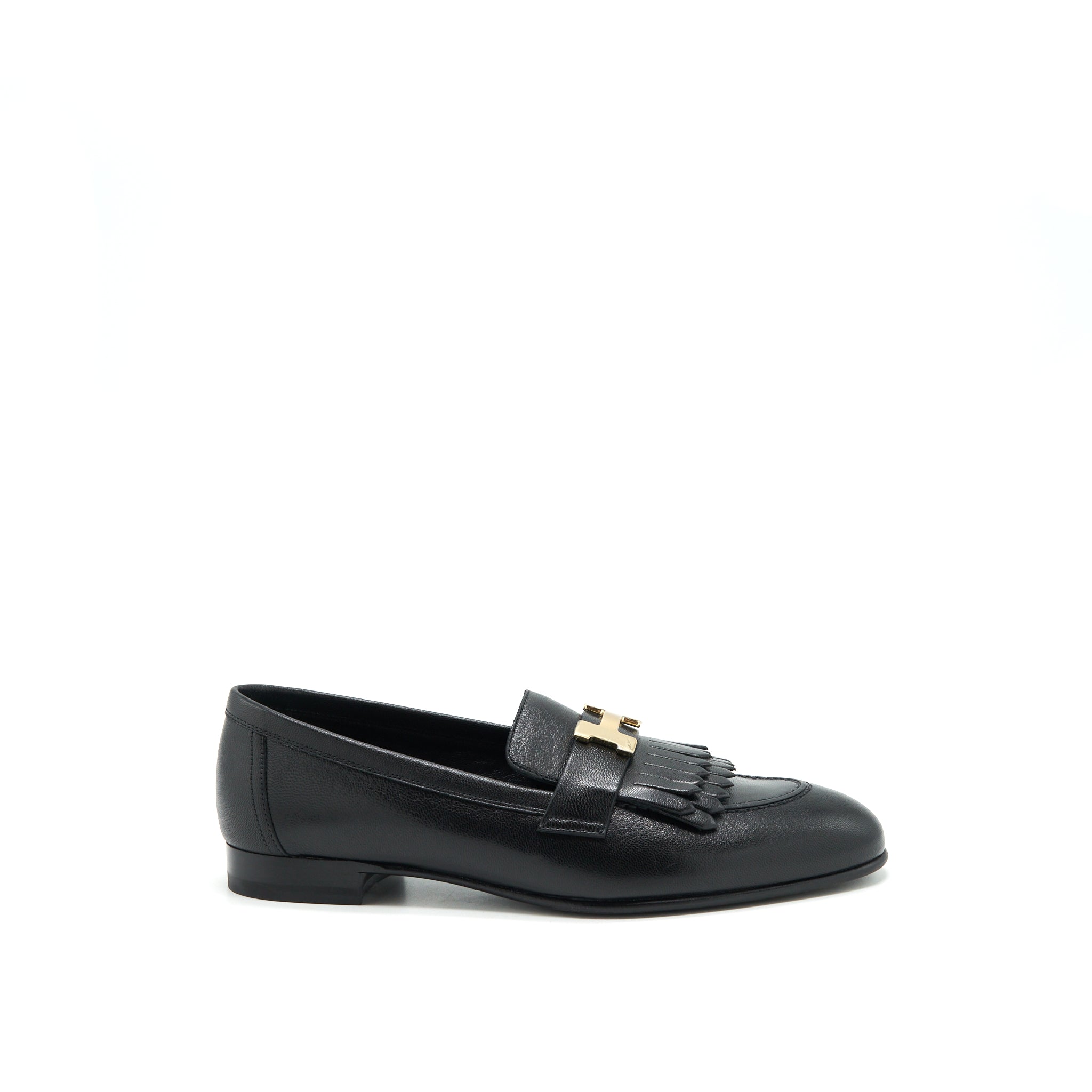 HERMES ROYAL LOAFER BLACK GHW