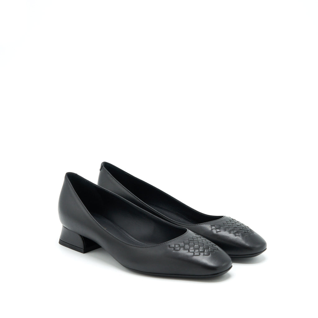 BOTTEGA VENETA BALLERINA SHOES BLACK
