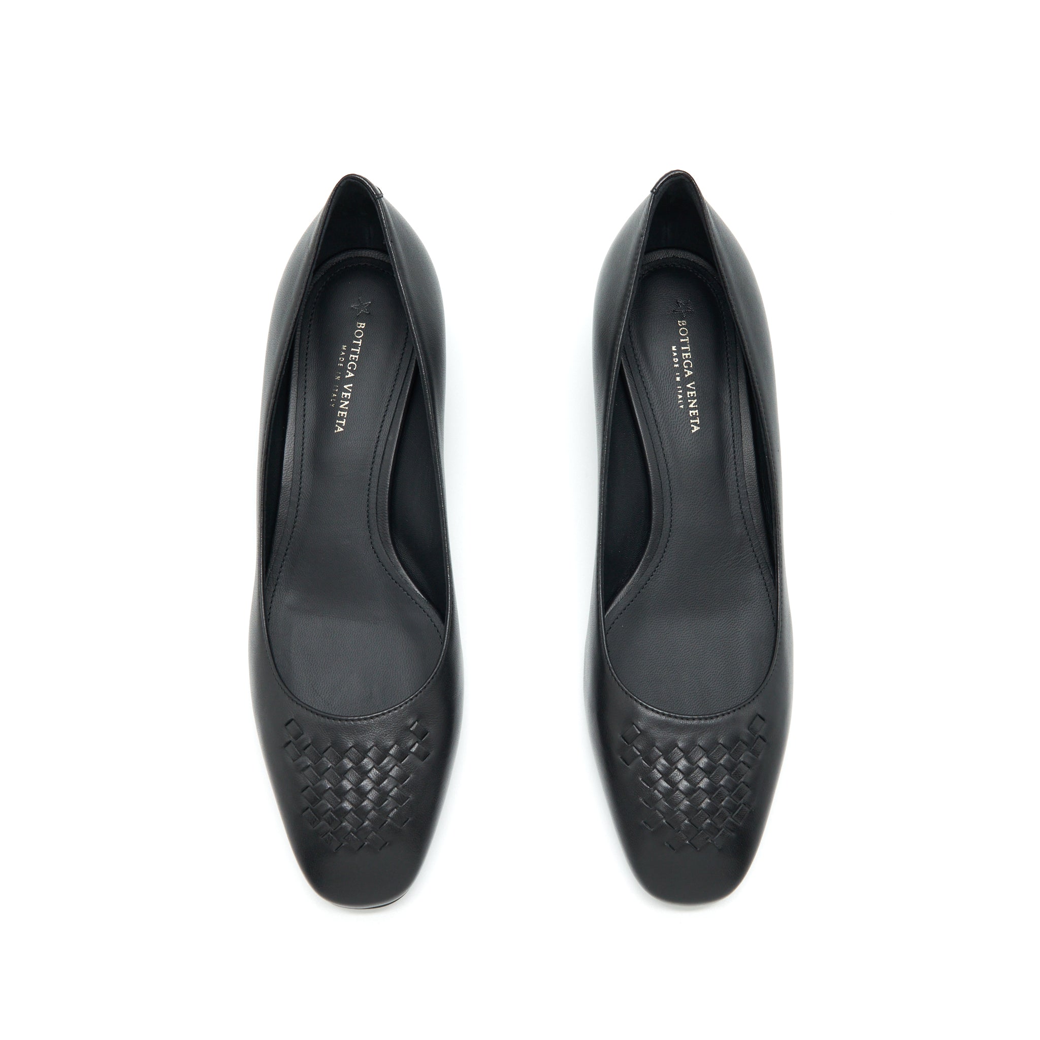 BOTTEGA VENETA BALLERINA SHOES BLACK