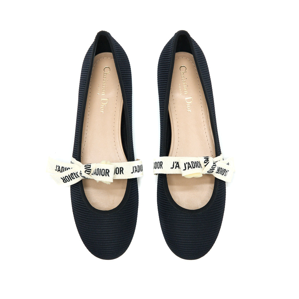 DIOR MISS J`ADIOR BALLET FLAT BLACK