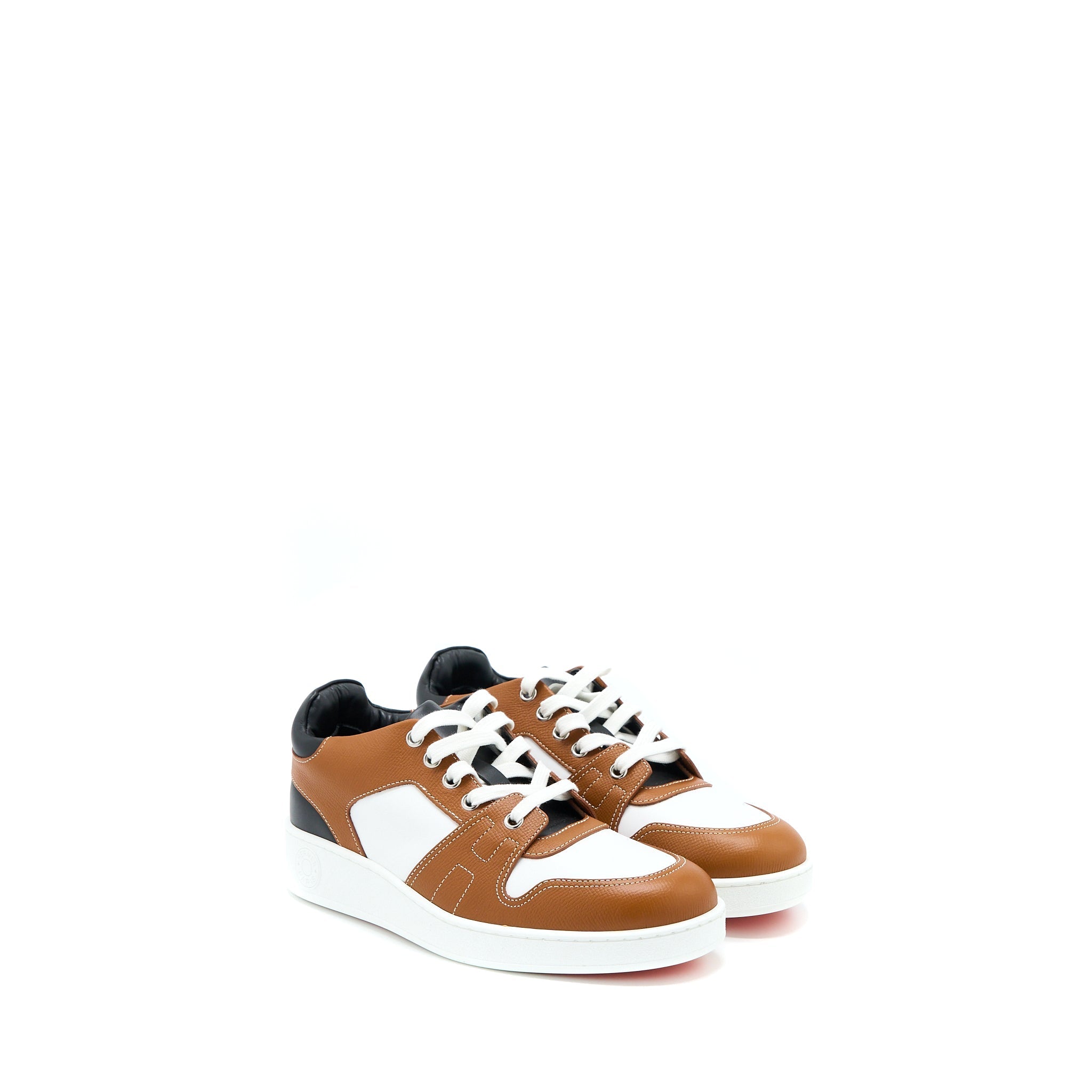 HERMES FREE SNEAKER EPSOM CALFSKIN MULTICOLOUR NATURAL