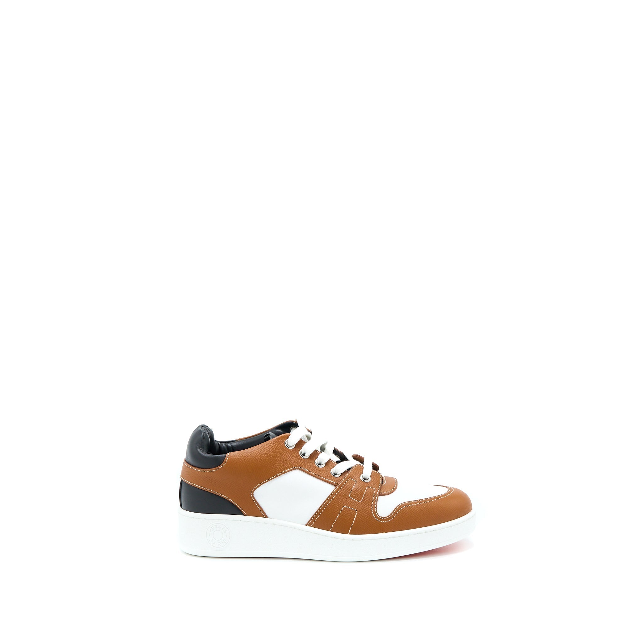 HERMES FREE SNEAKER EPSOM CALFSKIN MULTICOLOUR NATURAL
