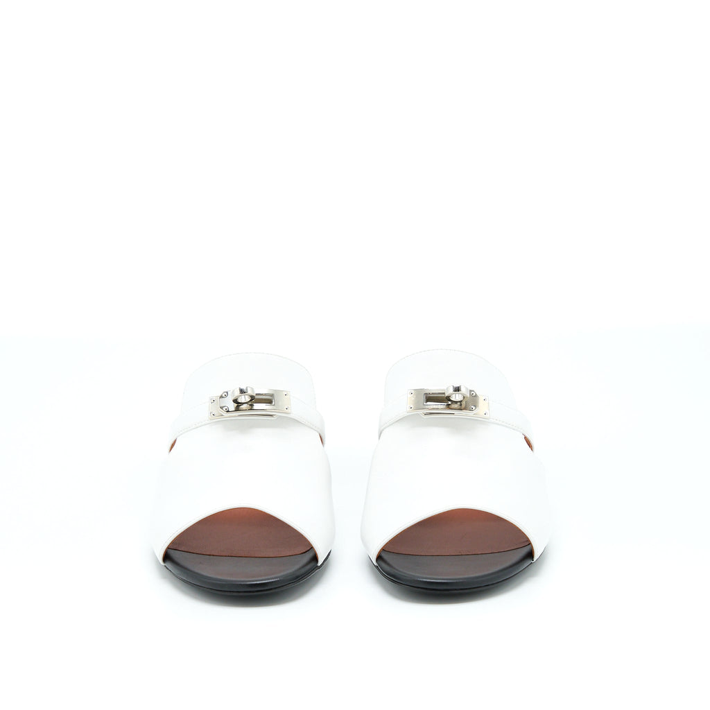 HERMES CANDY SANDAL WHITE SHW