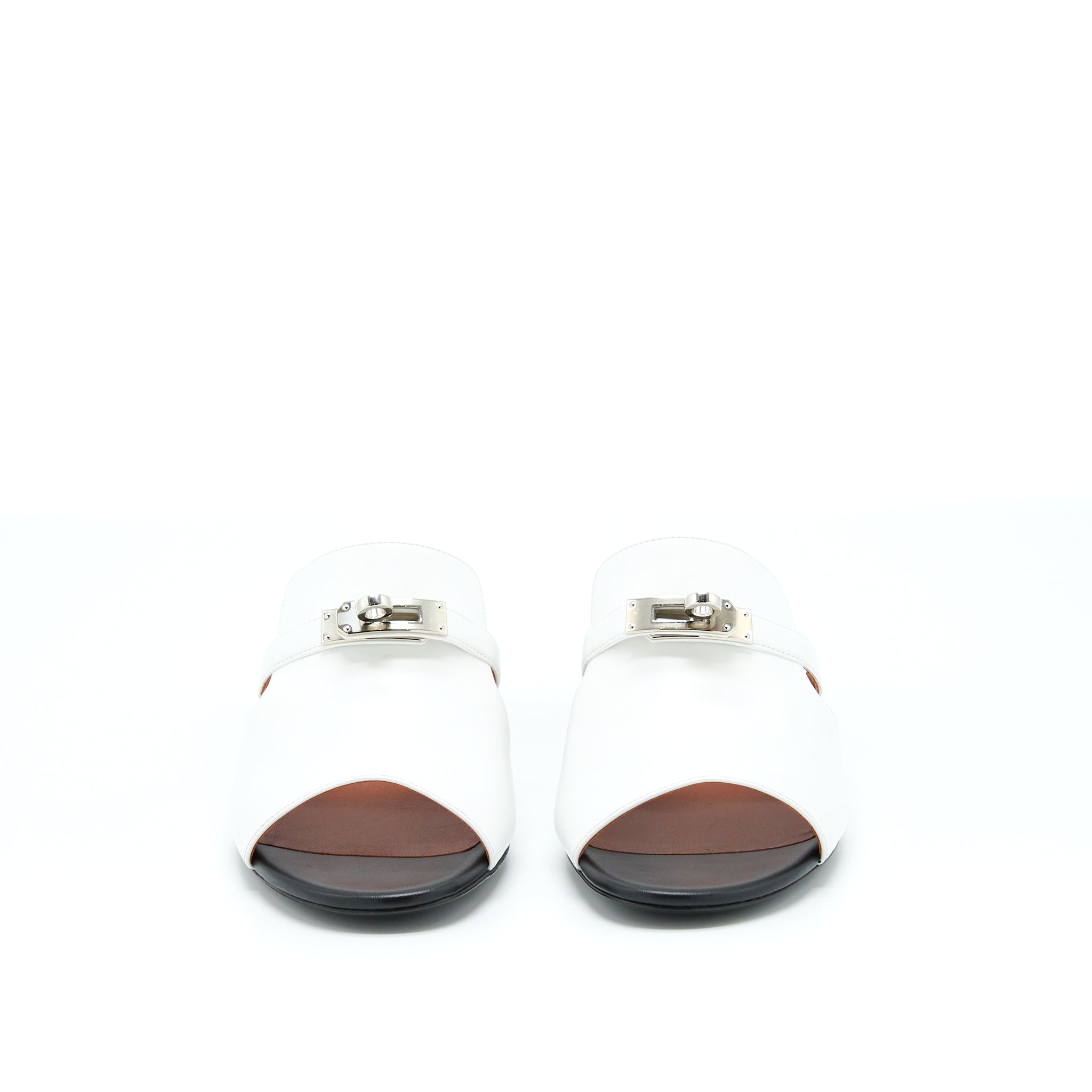 HERMES CANDY SANDAL WHITE SHW