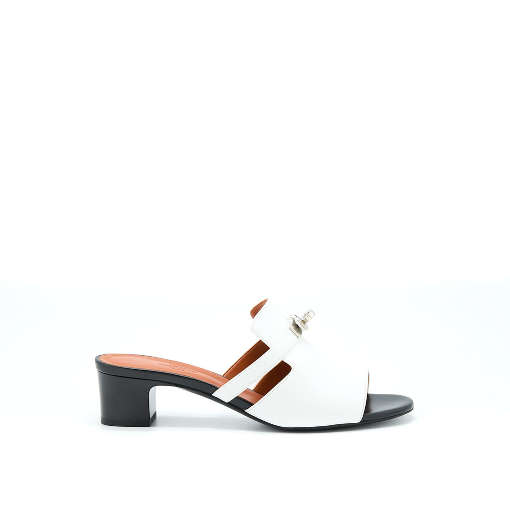 HERMES CANDY SANDAL WHITE SHW