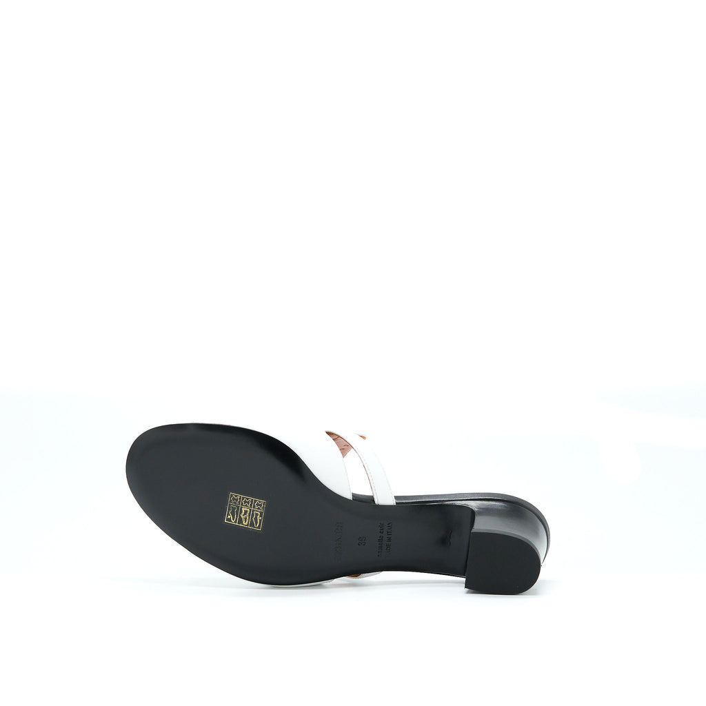 HERMES CANDY SANDAL WHITE SHW
