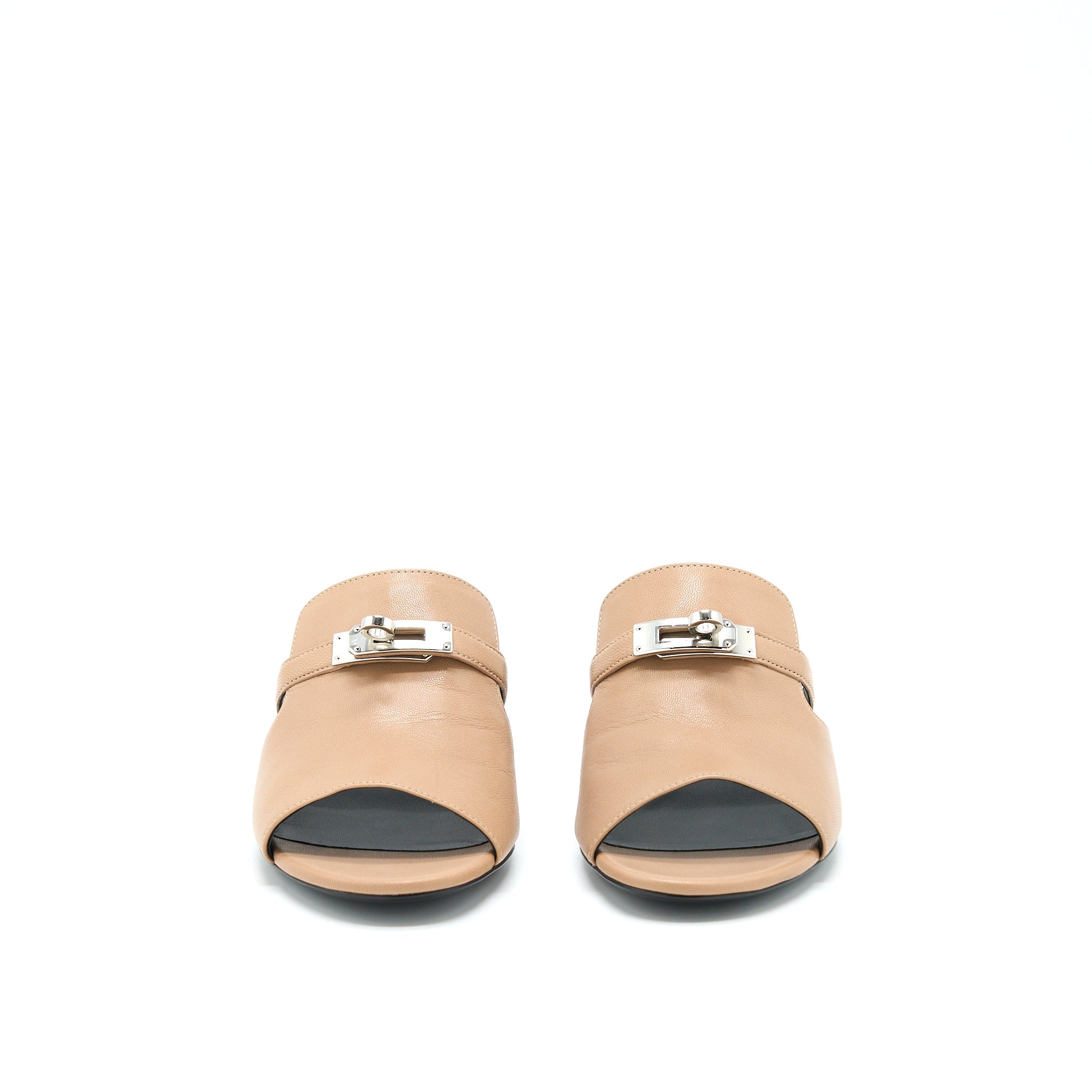 HERMES CANDY SANDAL BEIGE SHW