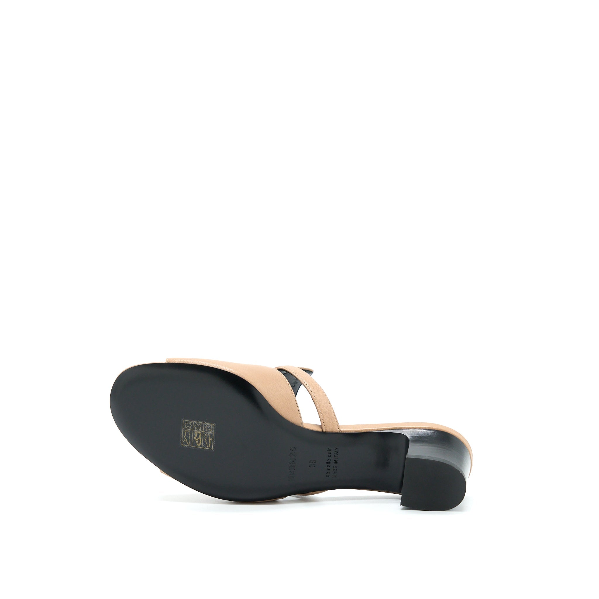 HERMES CANDY SANDAL BEIGE SHW