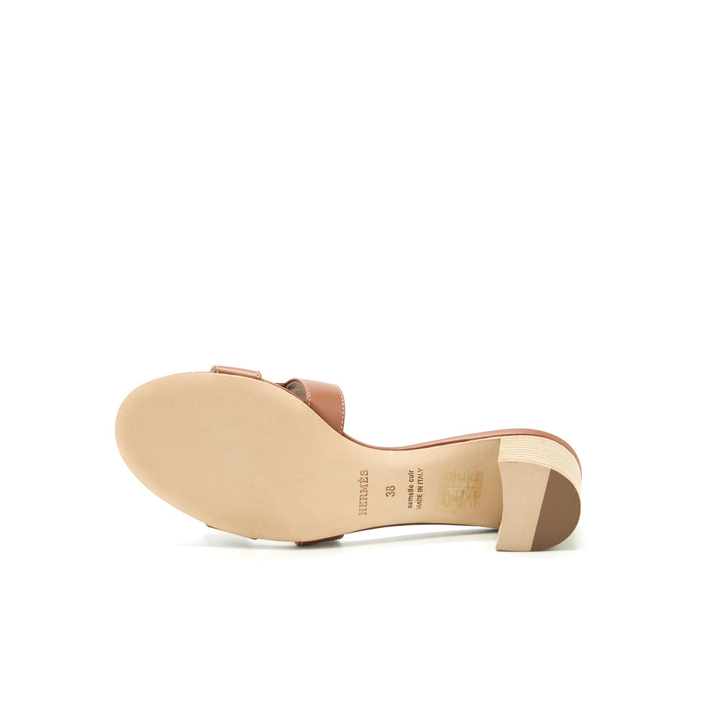 HERMES OASIS SANDAL GOLD