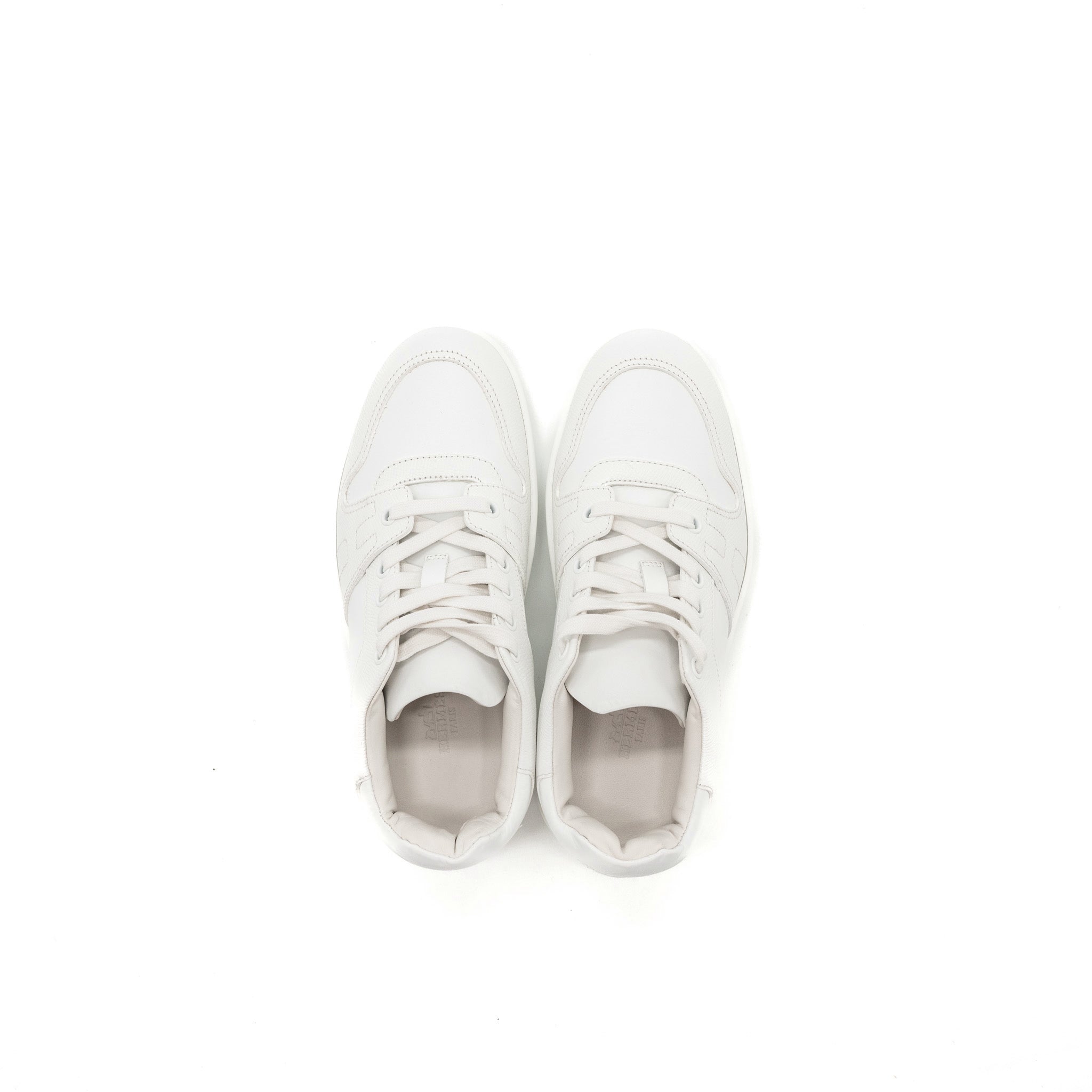 HERMES FREE SNEAKERS EPSOM WHITE
