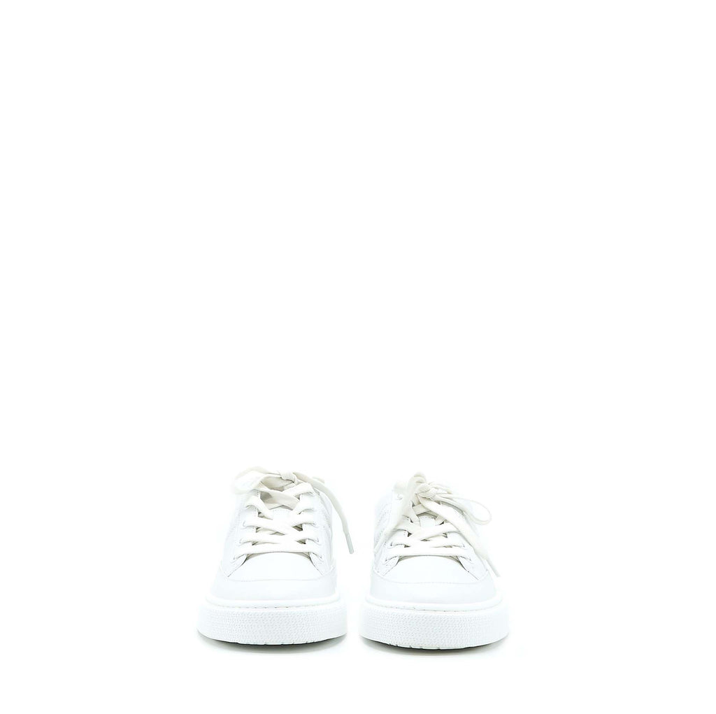HERMES DEEP SNEAKER CALFSKIN WHITE