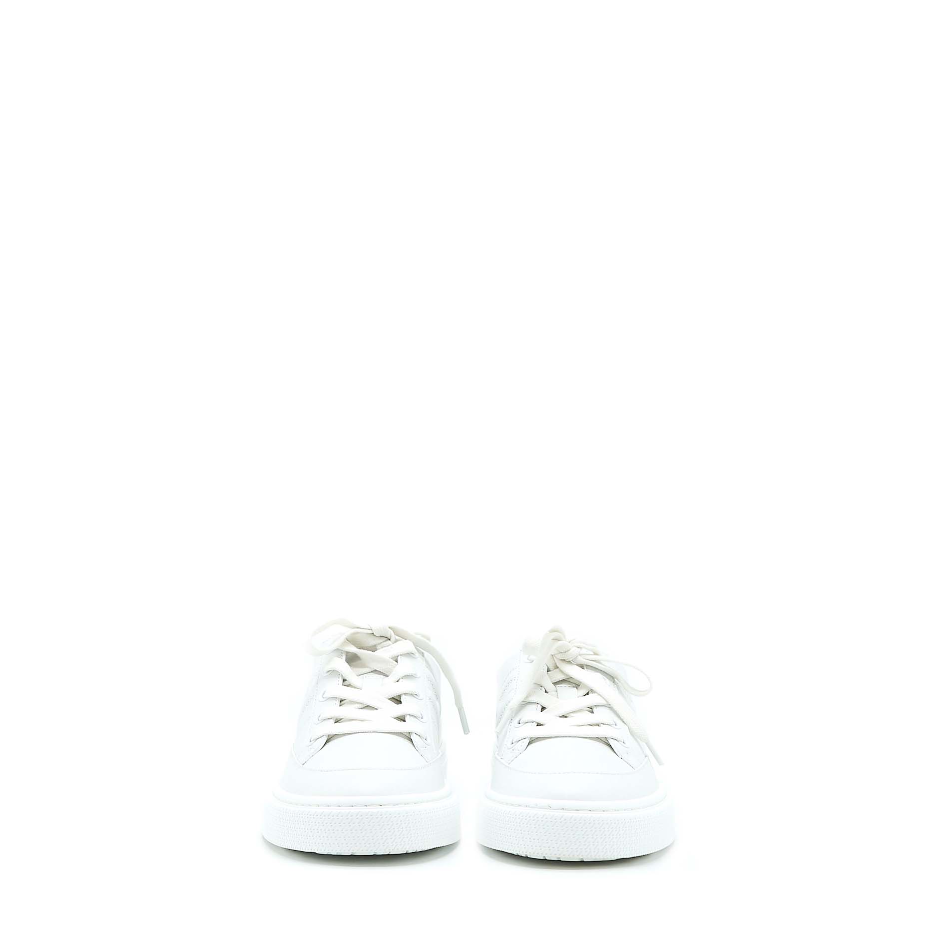 HERMES DEEP SNEAKER CALFSKIN WHITE