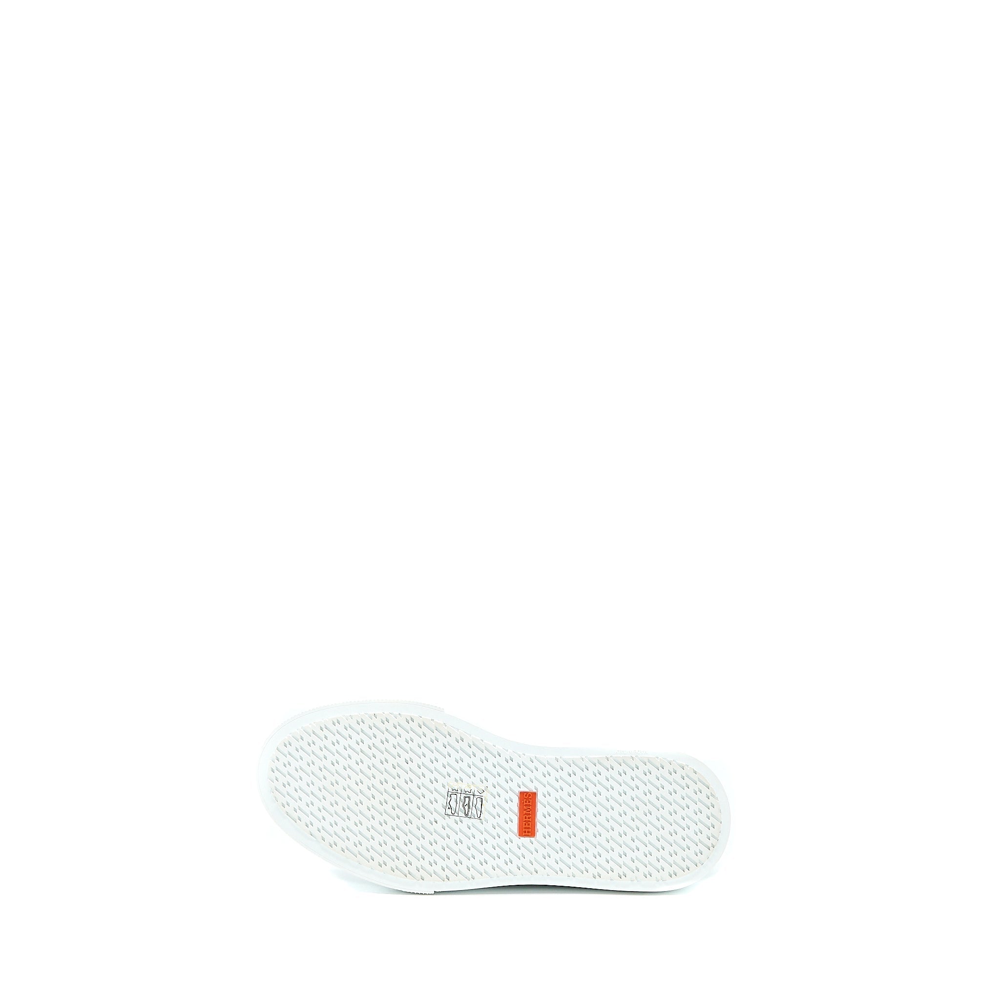 HERMES DEEP SNEAKER CALFSKIN WHITE