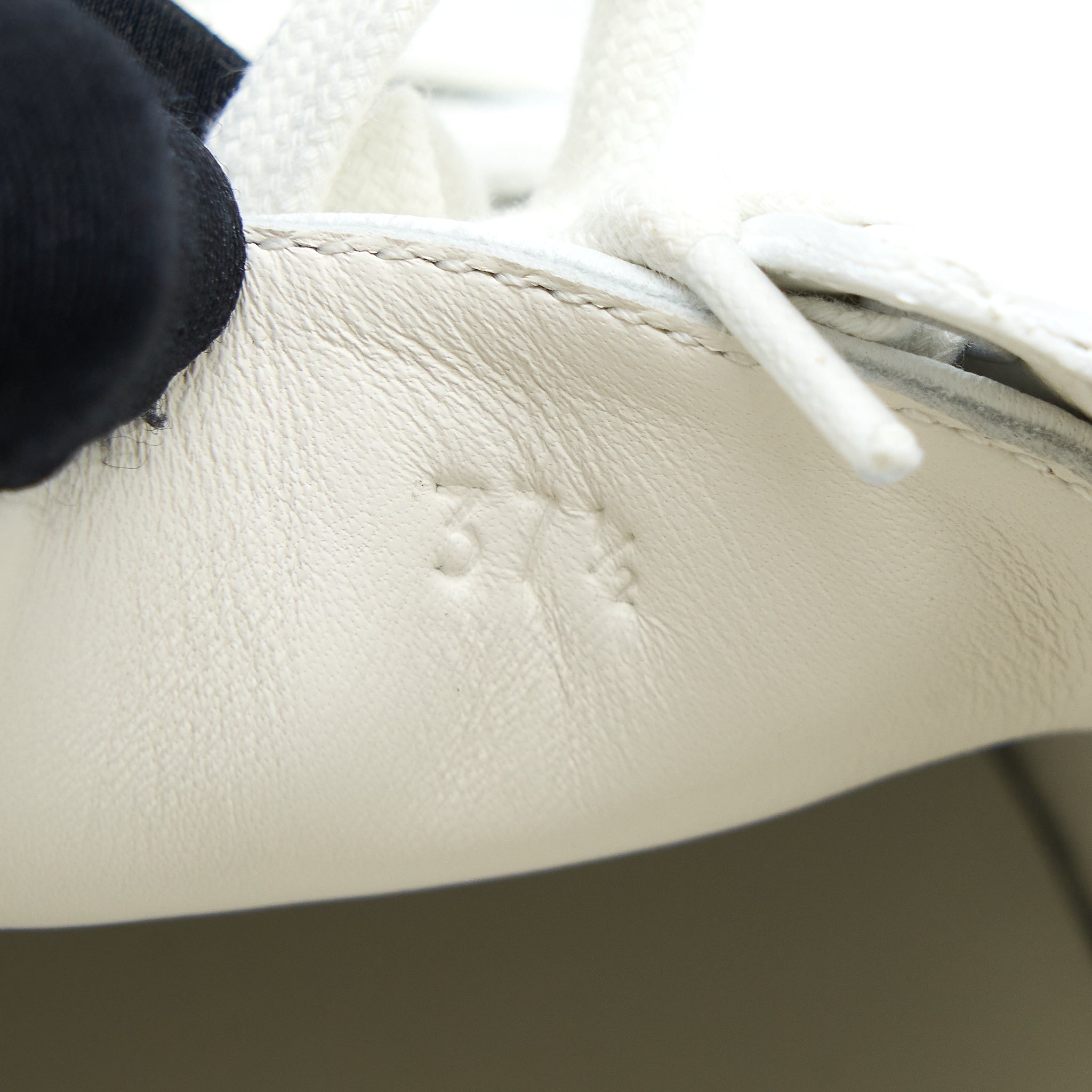 HERMES DEEP SNEAKER CALFSKIN WHITE