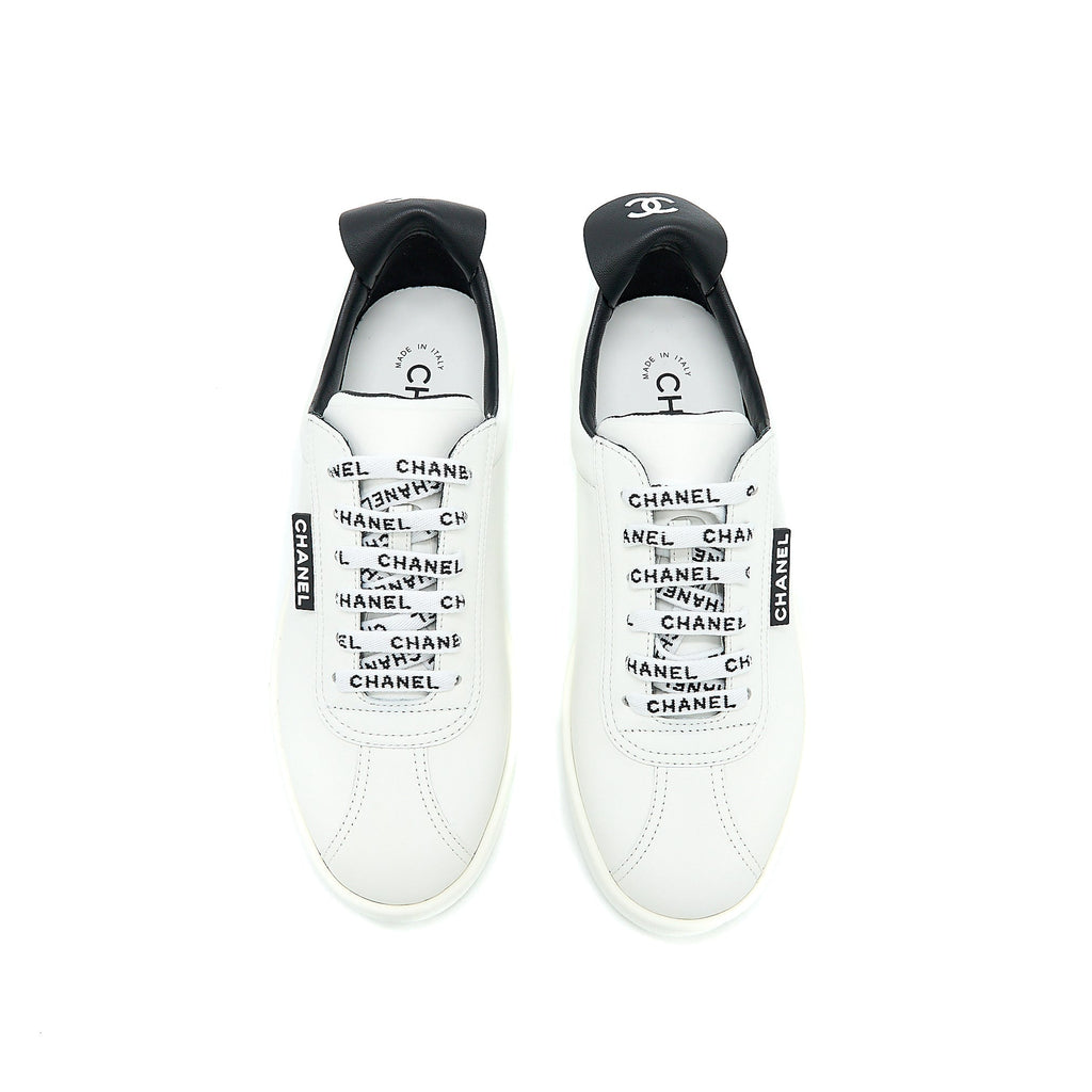 CHANEL SNEAKER LETTER SHOELACE CALFSKIN MULTICOLOUR