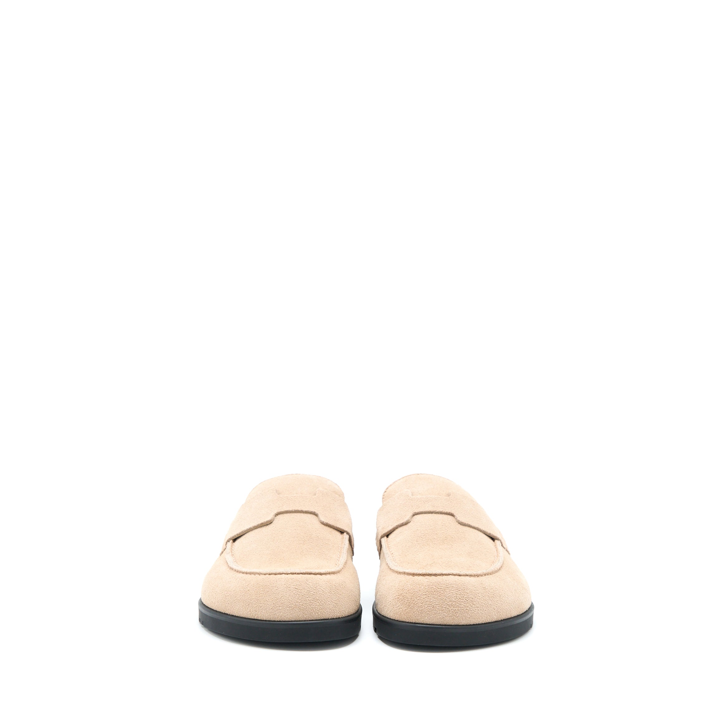HERMES FEMME GO MULES BEIGE NUDE
