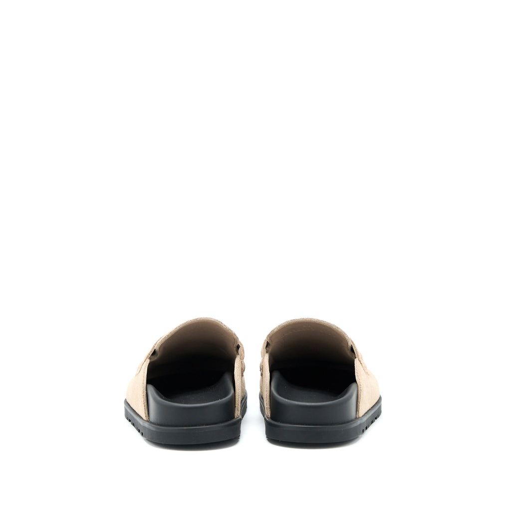 HERMES FEMME GO MULES BEIGE NUDE