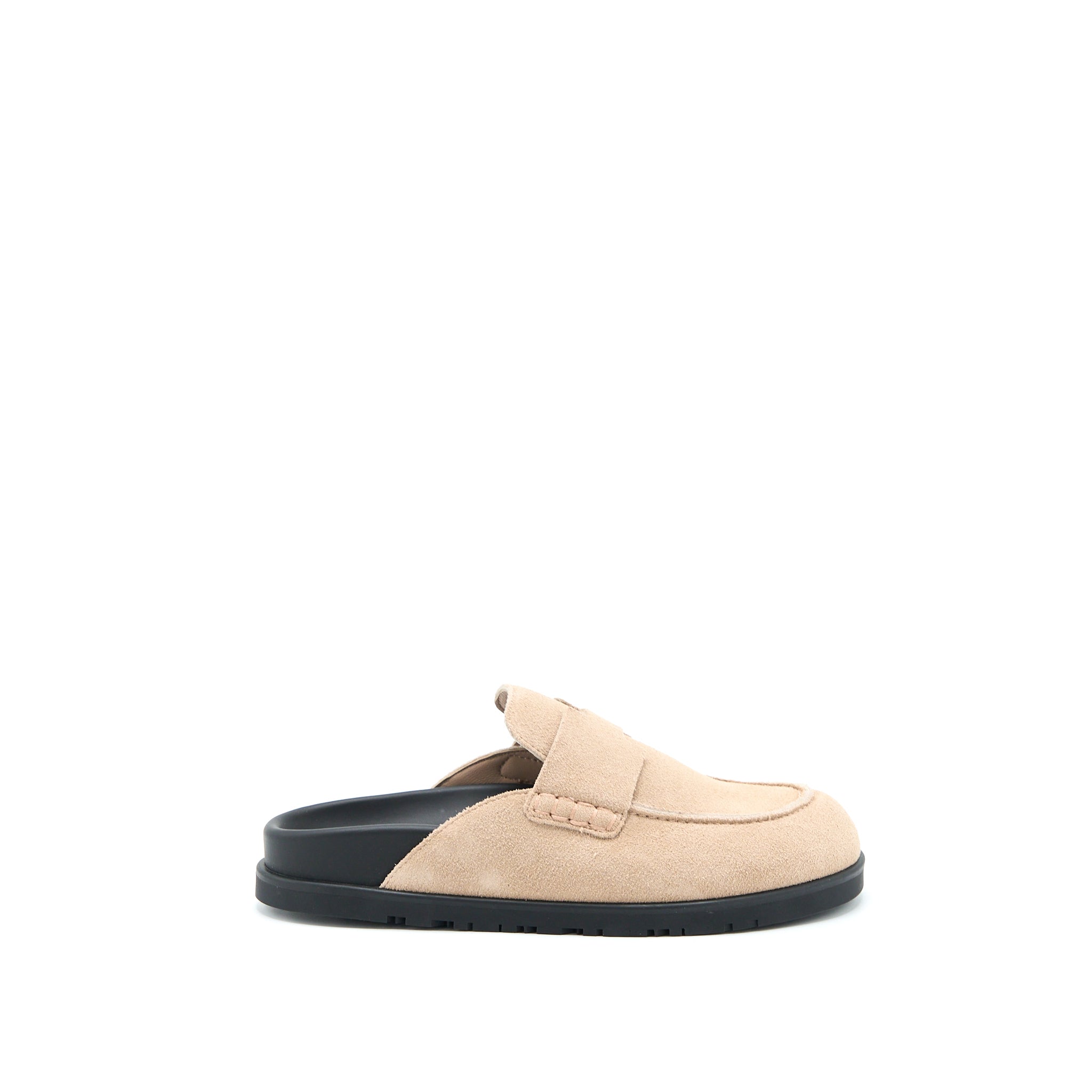 HERMES FEMME GO MULES BEIGE NUDE