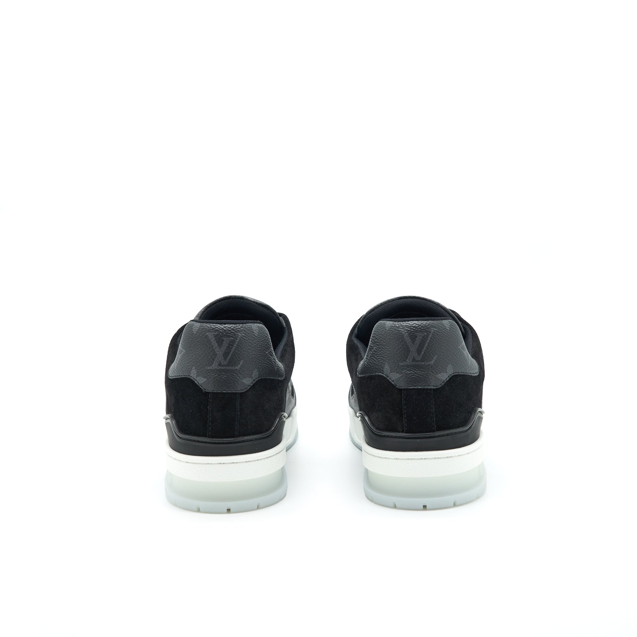 LOUIS VUITTON MEN’S TRAINER SNEAKER MONOGRAM BLACK