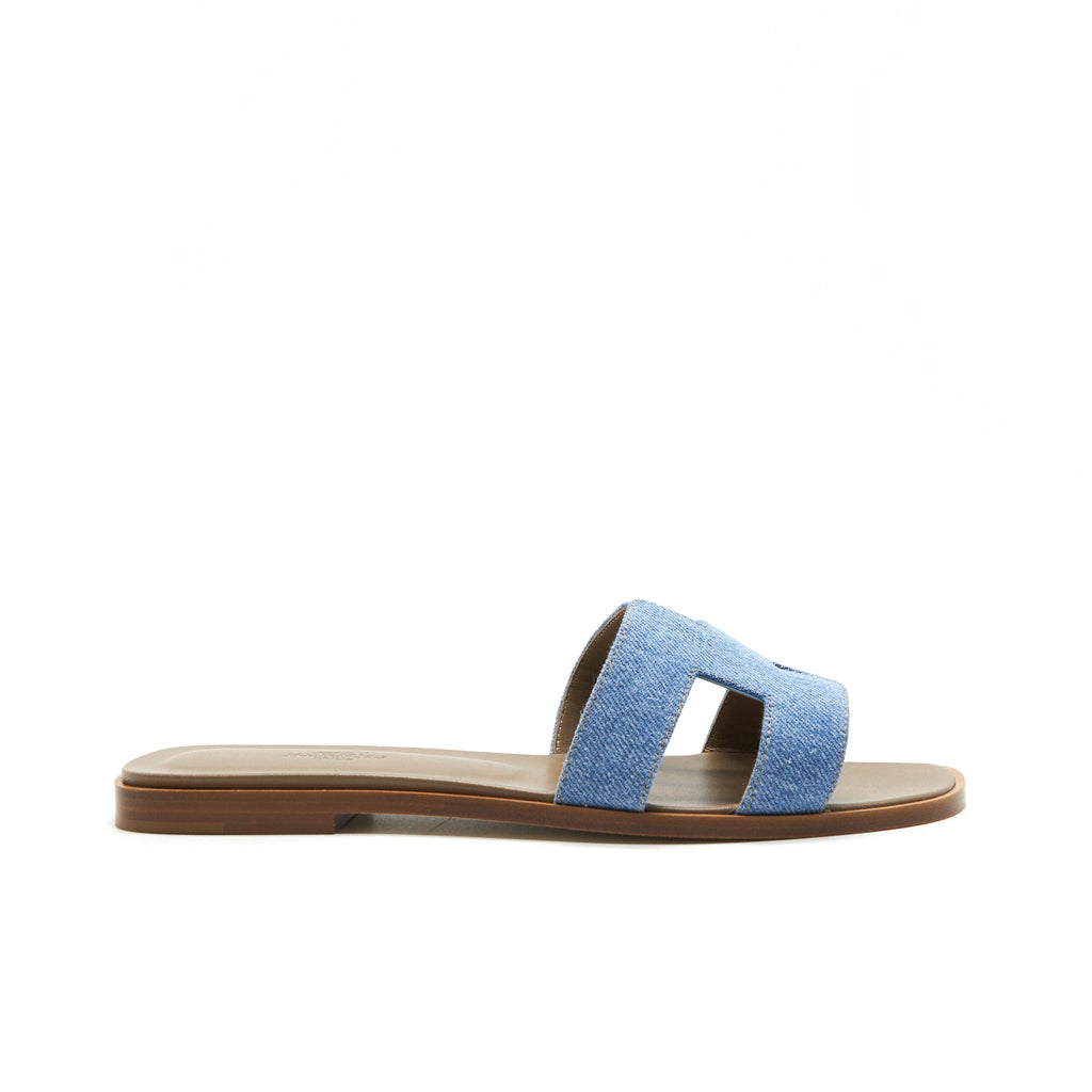 HERMES ORAN SANDAL DENIM
