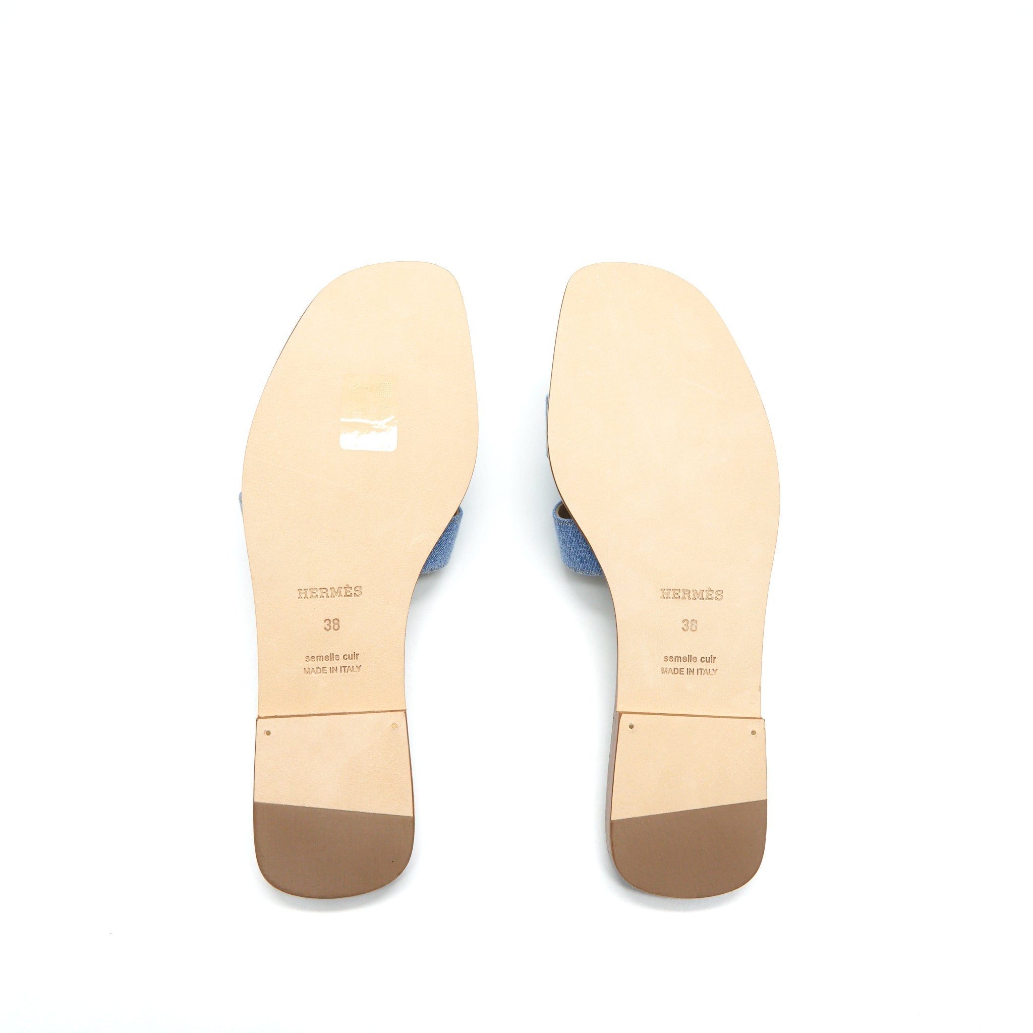 HERMES ORAN SANDAL DENIM