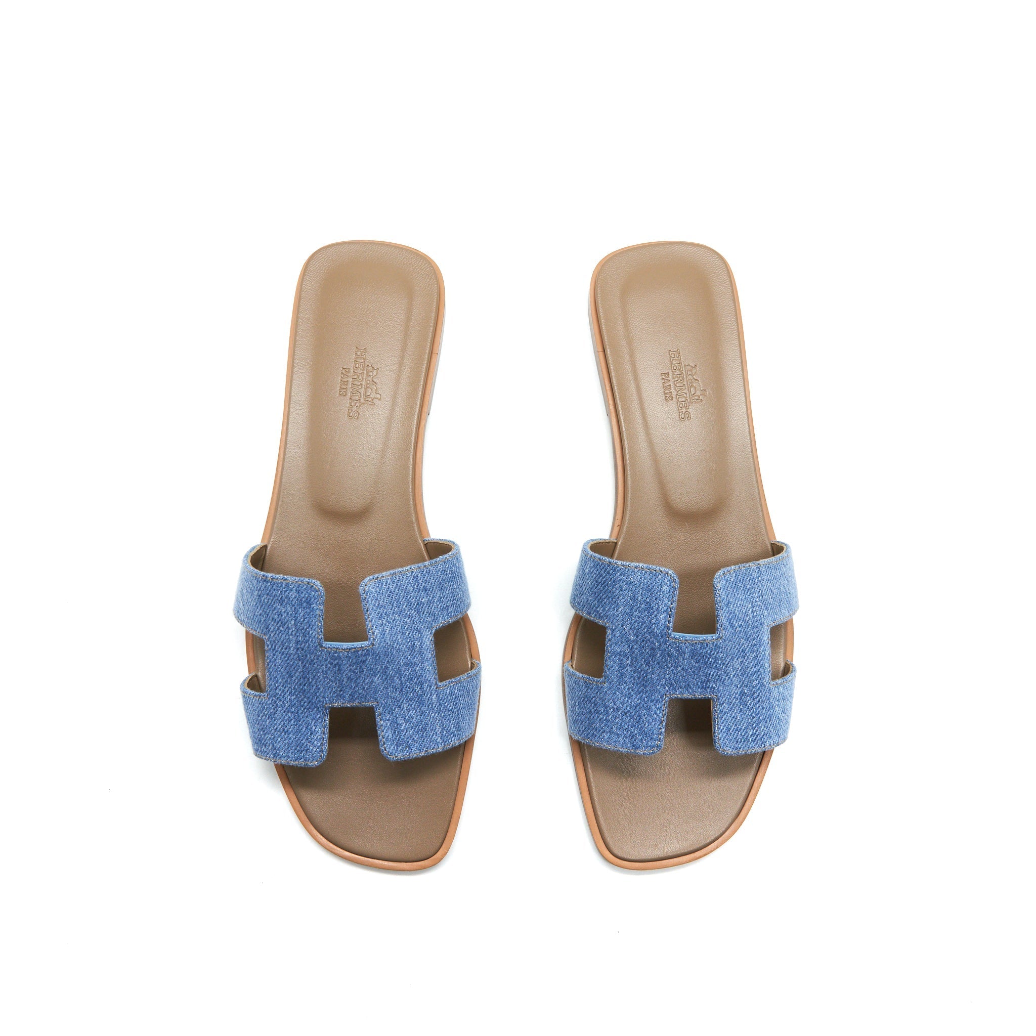 HERMES ORAN SANDAL DENIM