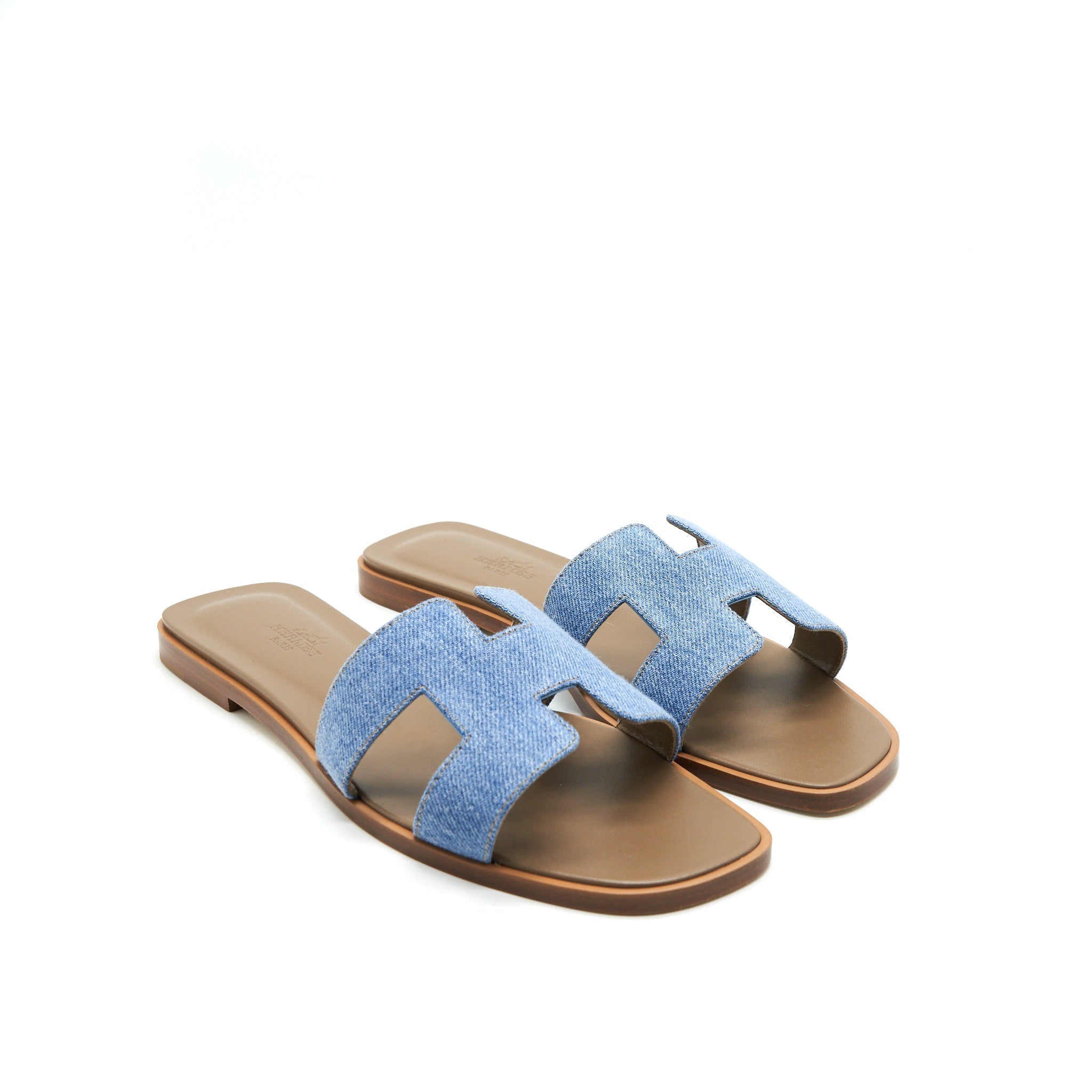 HERMES ORAN SANDAL DENIM