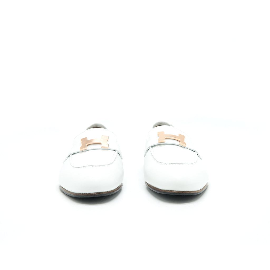 HERMES PARIS LOAFER BLANC RGHW