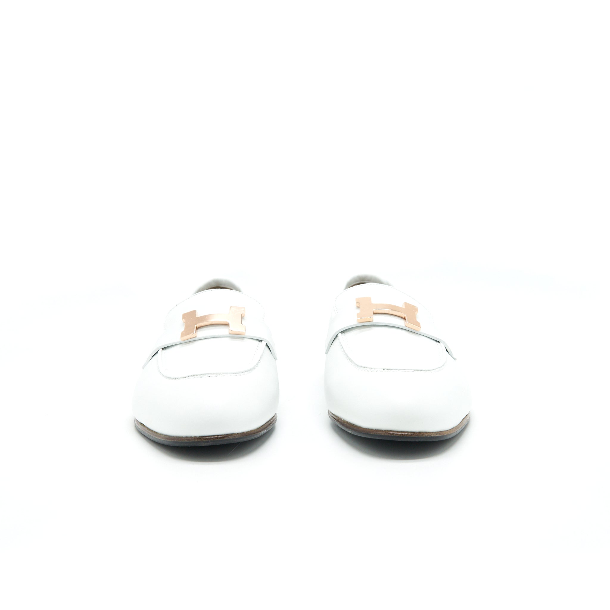 HERMES PARIS LOAFER BLANC RGHW