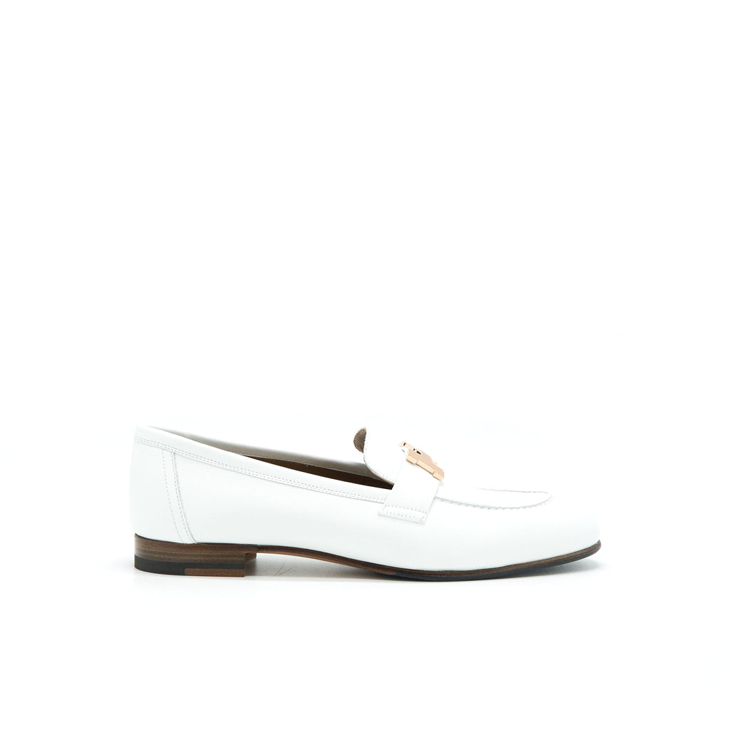 HERMES PARIS LOAFER BLANC RGHW