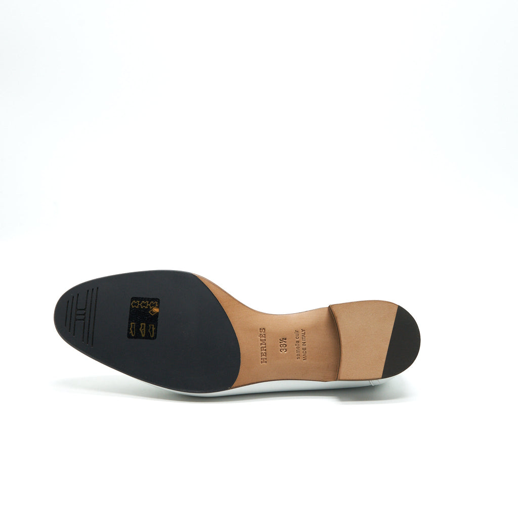 HERMES PARIS LOAFER BLANC RGHW