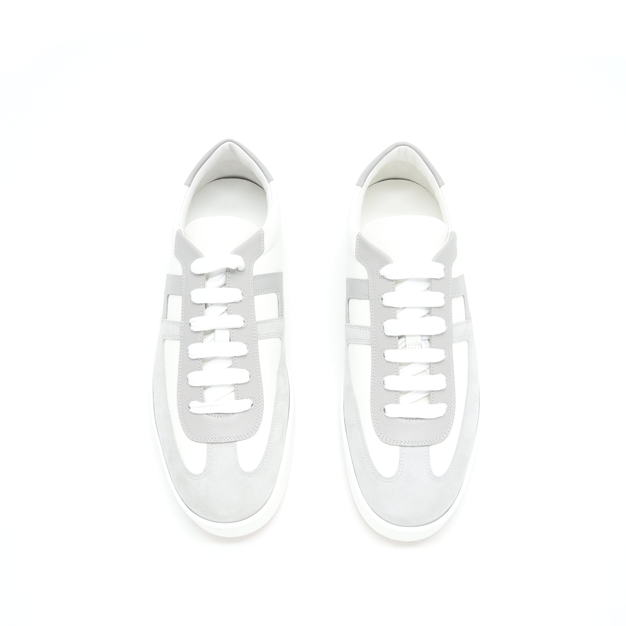 HERMES MEN'S SNEAKER WHITE/ GREY
