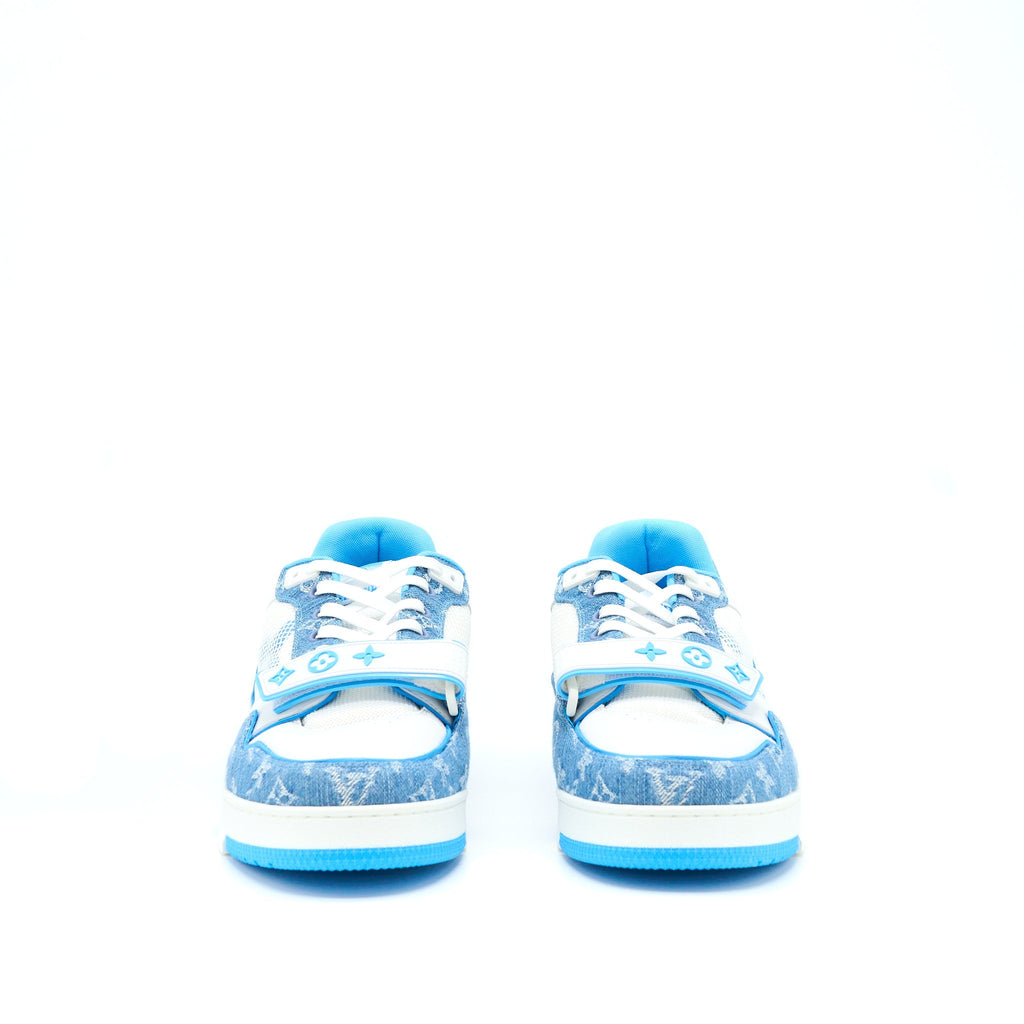 LOUIS VUITTON TRAINER LIMITED EDITION DENIM LIGHT BLUE