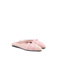 HERMES VELVET FLATS PINK