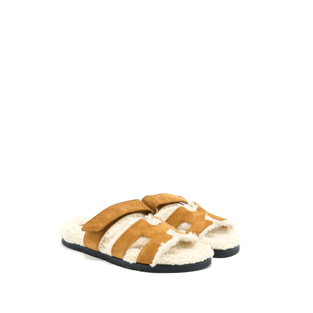 HERMES CHYPRE SANDAL CARMEL