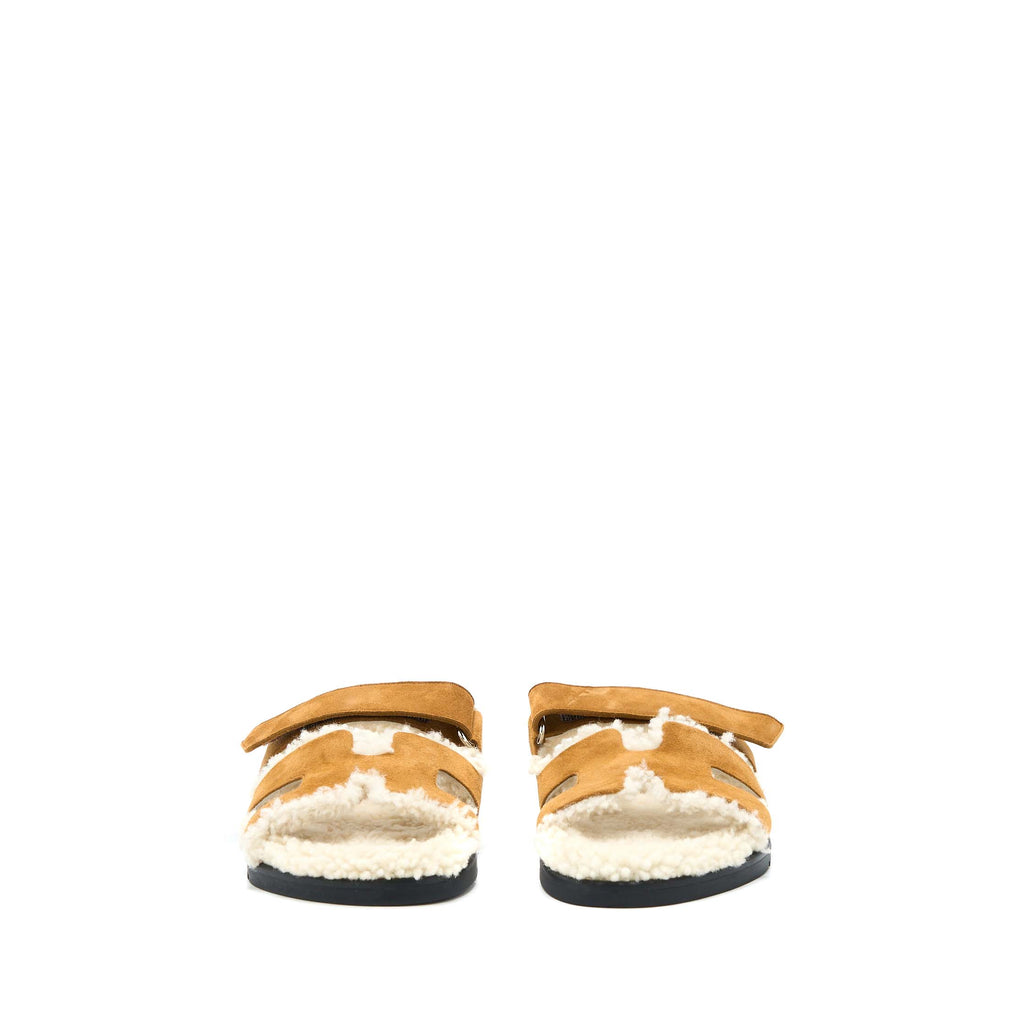 HERMES CHYPRE SANDAL CARMEL