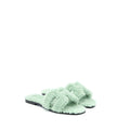 HERMES SANDAL ORAN PEAU MINT GREEN