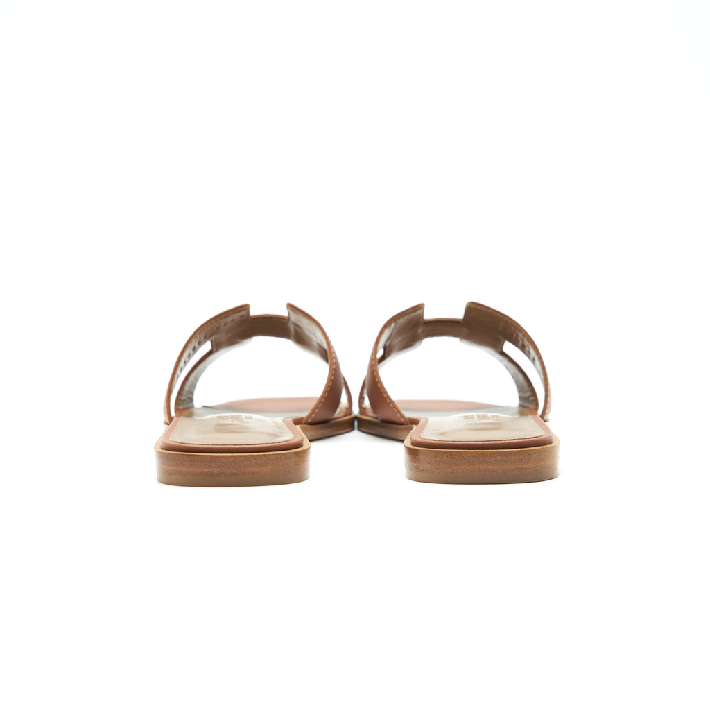 HERMES ORAN SANDALS GOLD