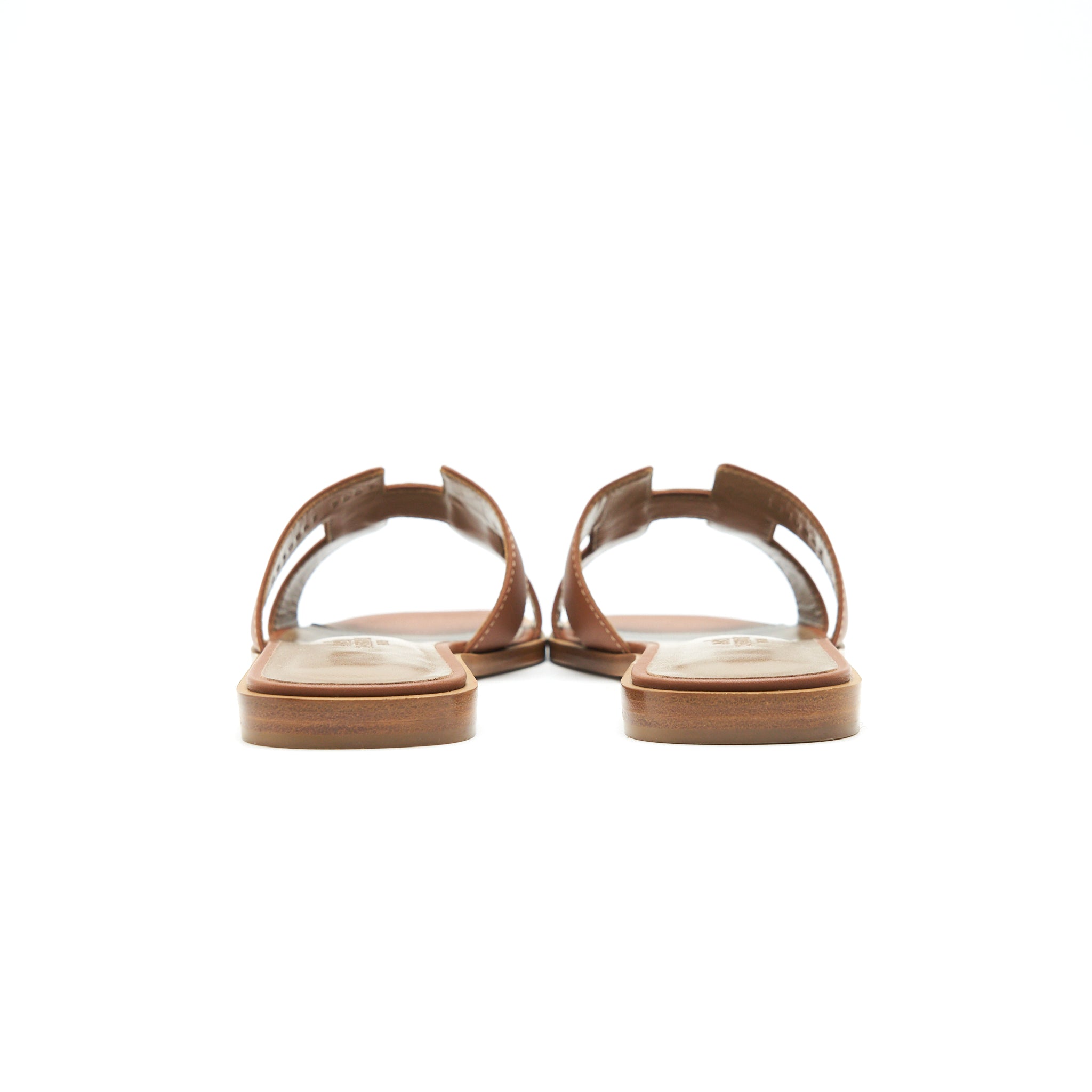 HERMES ORAN SANDALS GOLD
