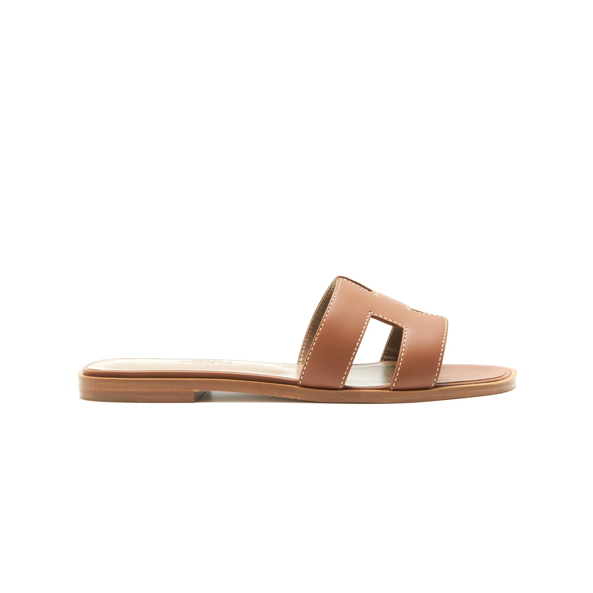 HERMES ORAN SANDALS GOLD